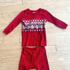 Hanna Andersson Christmas Holiday Pajamas 12-18 months (75 cm)